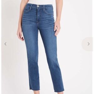 Frame Denim Le Sylvie Slender Straight Leg Blue Jeans